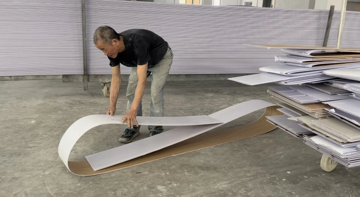 resilient PVC ceiling panel