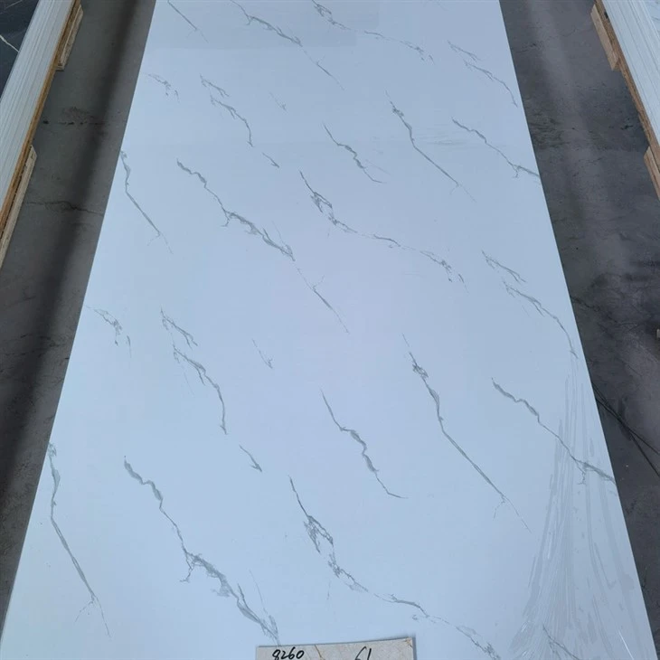 Λευκό μαρμάρινο πάνελ PVC